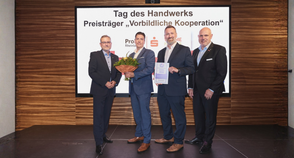 Ausgezeichnet: ProEco Rheinland ist Vorbild für Kooperation und Innovation im Handwerk 1 Auszeichnung für die Initiative „WärmePartner Bonn-Rhein-Sieg